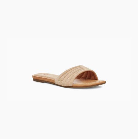 UGG Jurupa Beige Sandals for Women (VAIL51249)